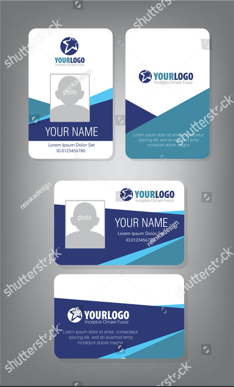 43+ Professional Id Card Designs – Psd, Eps, Ai, Word | Id Intended For Employee Card Template Word