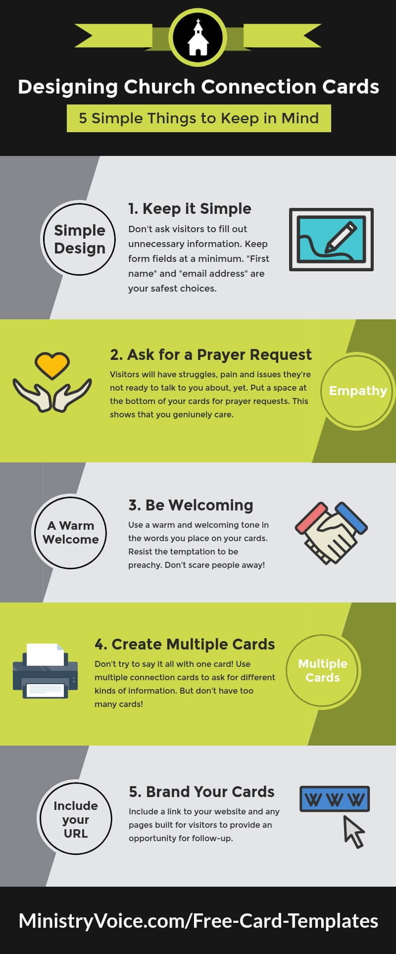 5 Simple Things To Keep In Mind When Designing Church In Church Visitor Card Template