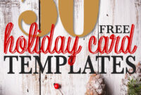 50 + Free Holiday Photo Card Templates | Christmas Photo with Free Holiday Photo Card Templates