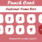 50+ Punch Card Templates – For Every Business (Boost Inside Free Printable Punch Card Template