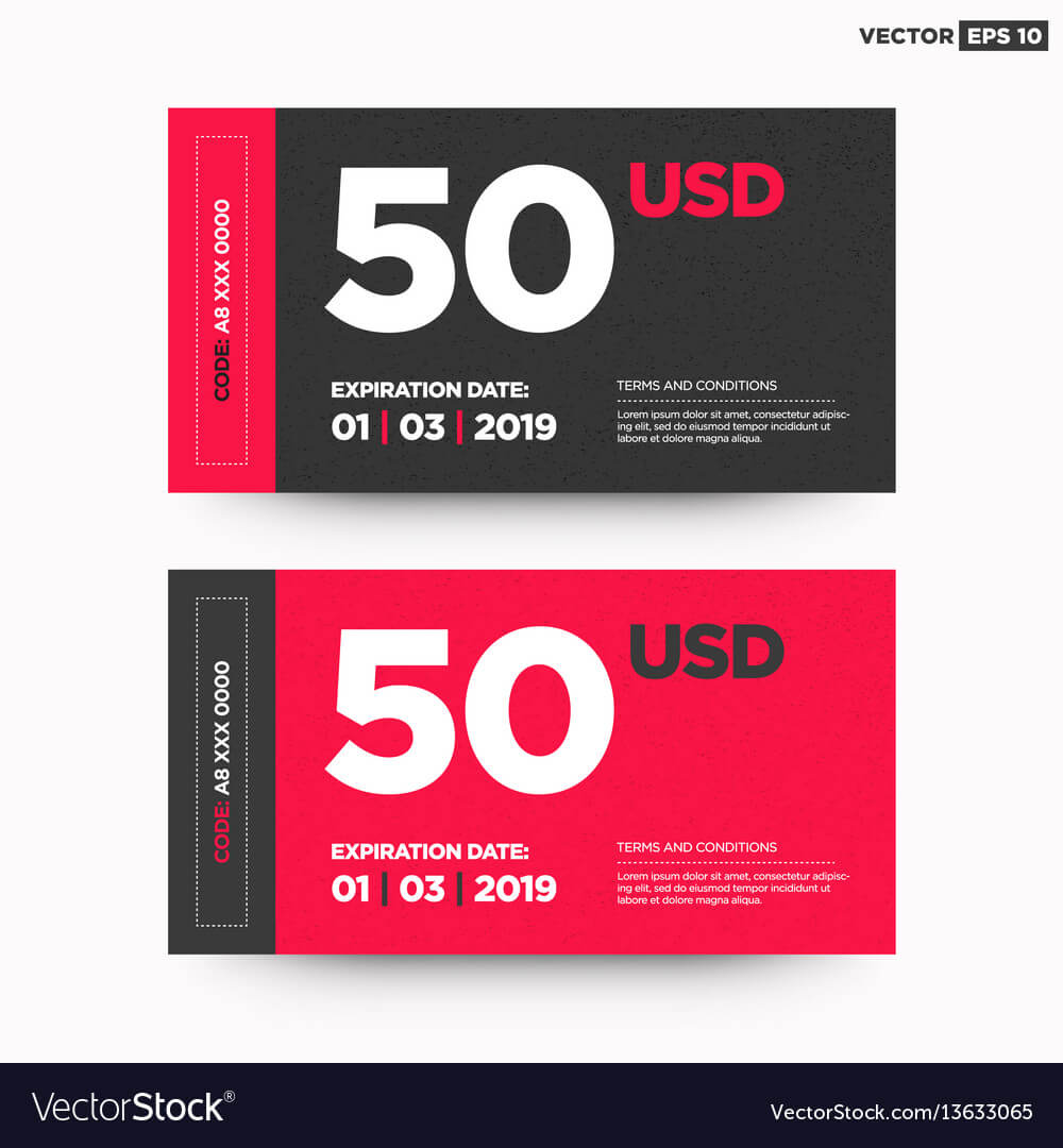 50 Usd Gift Card Template Within Gift Card Template Illustrator
