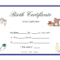 6+ Birth Certificate Templates – Bookletemplate Inside Birth Certificate Templates For Word