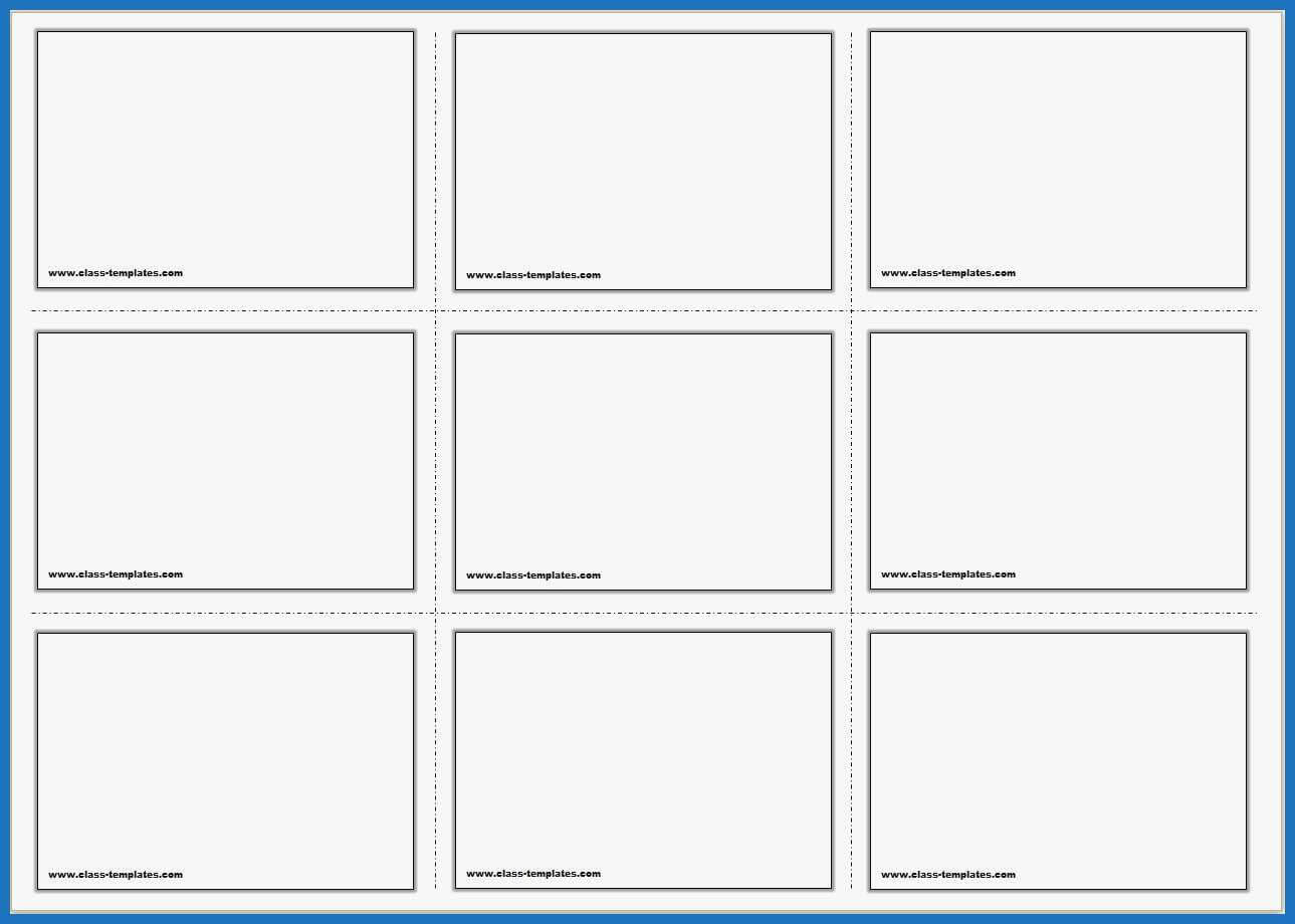 6E85 Template For Flashcards | Wiring Library Inside Free Printable Flash Cards Template