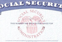7 Social Security Card Template Psd Images - Social Security with regard to Social Security Card Template Psd