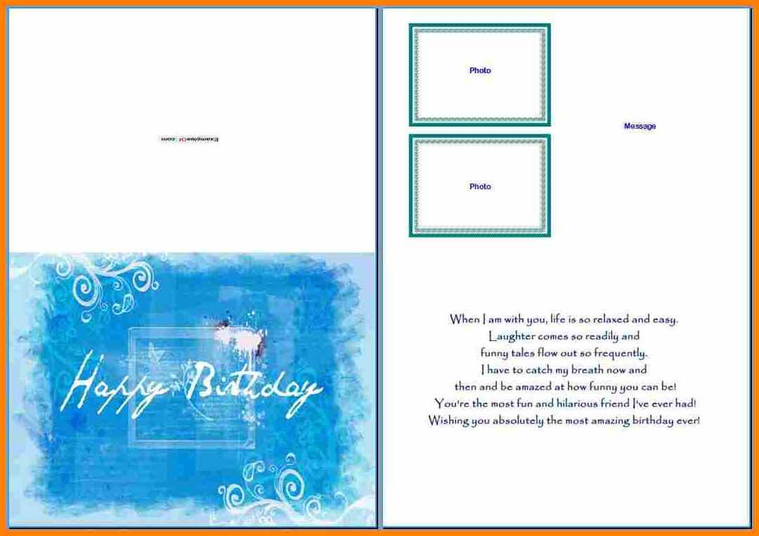 8+ Free Birthday Card Templates For Word | Psychic Belinda For Microsoft Word Birthday Card Template