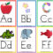 8 Free Printable Educational Alphabet Flashcards For Kids Within Free Printable Flash Cards Template