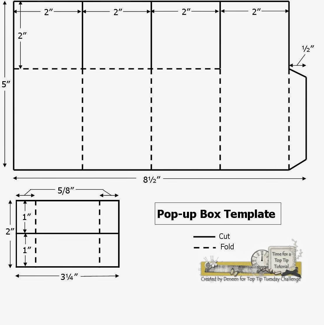 A Path Of Paper: Top Tip Tuesday Numbers Challenge And Pop Regarding Pop Up Card Box Template