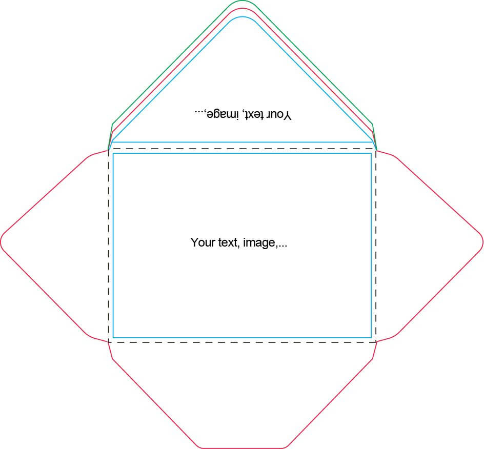 A7 Envelope Template | Card Making Tutorials, Envelope Throughout Envelope Templates For Card Making