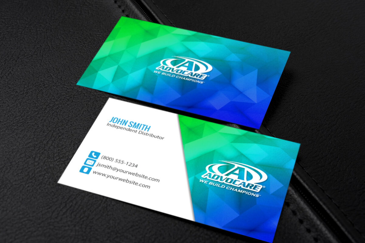 Advocare Distributors Can Customize And Print New Business In Advocare Business Card Template