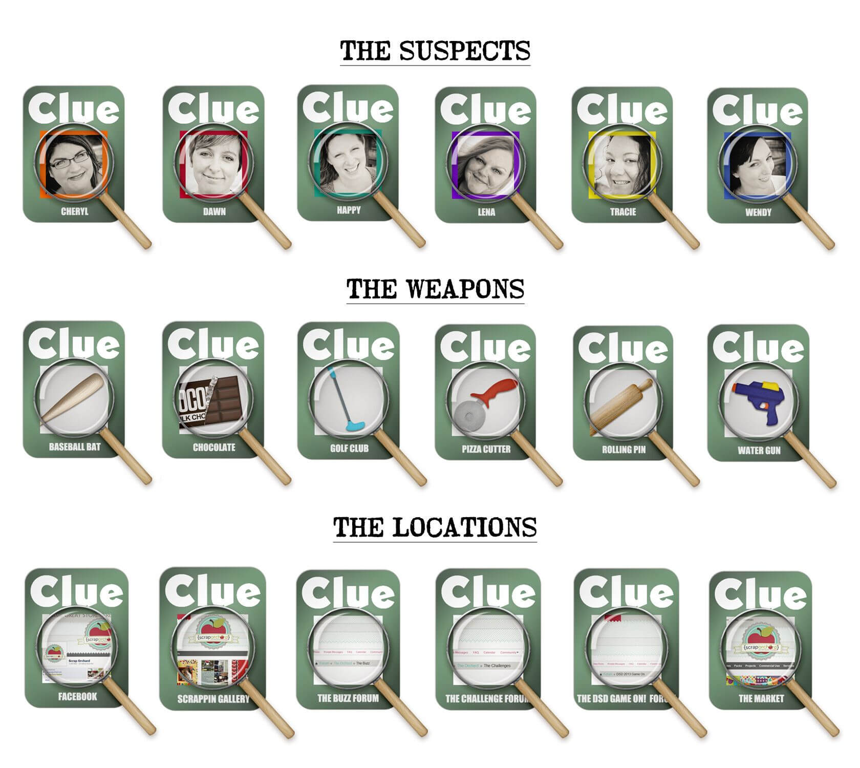 All Day: Clue | Clue Party, Camping Theme, Business Card Intended For Clue Card Template