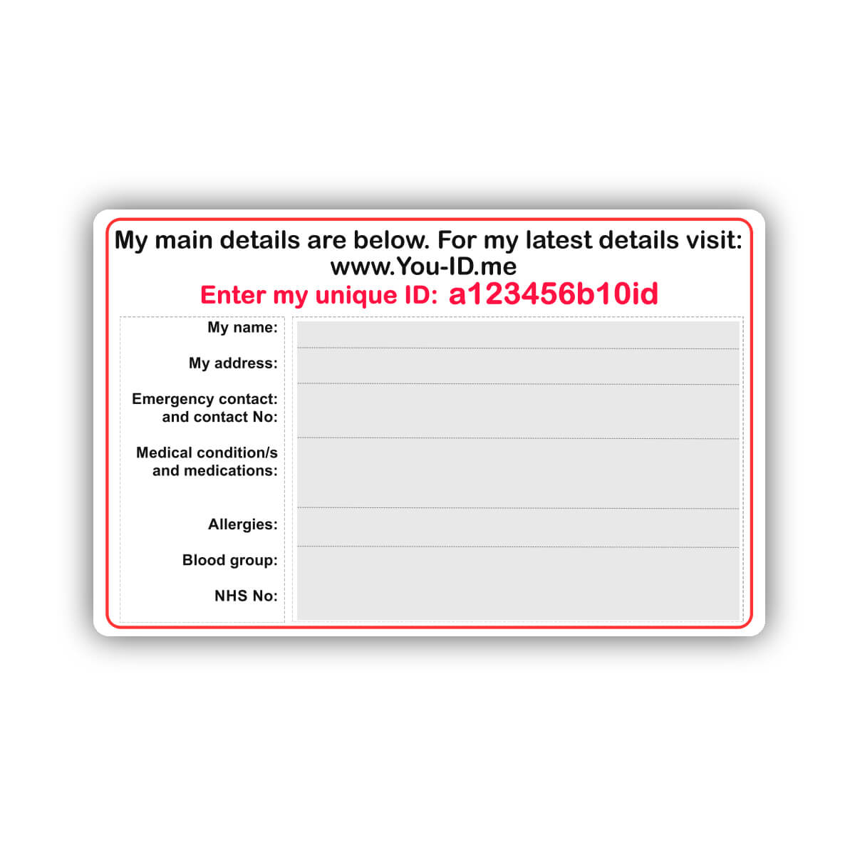 Amazing Medical Wallet Card Template – Air Media Design With Regard To Medical Alert Wallet Card Template