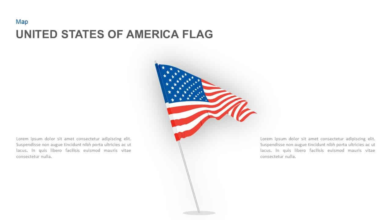 American Flag Powerpoint Template And Keynote Slide Within American Flag Powerpoint Template