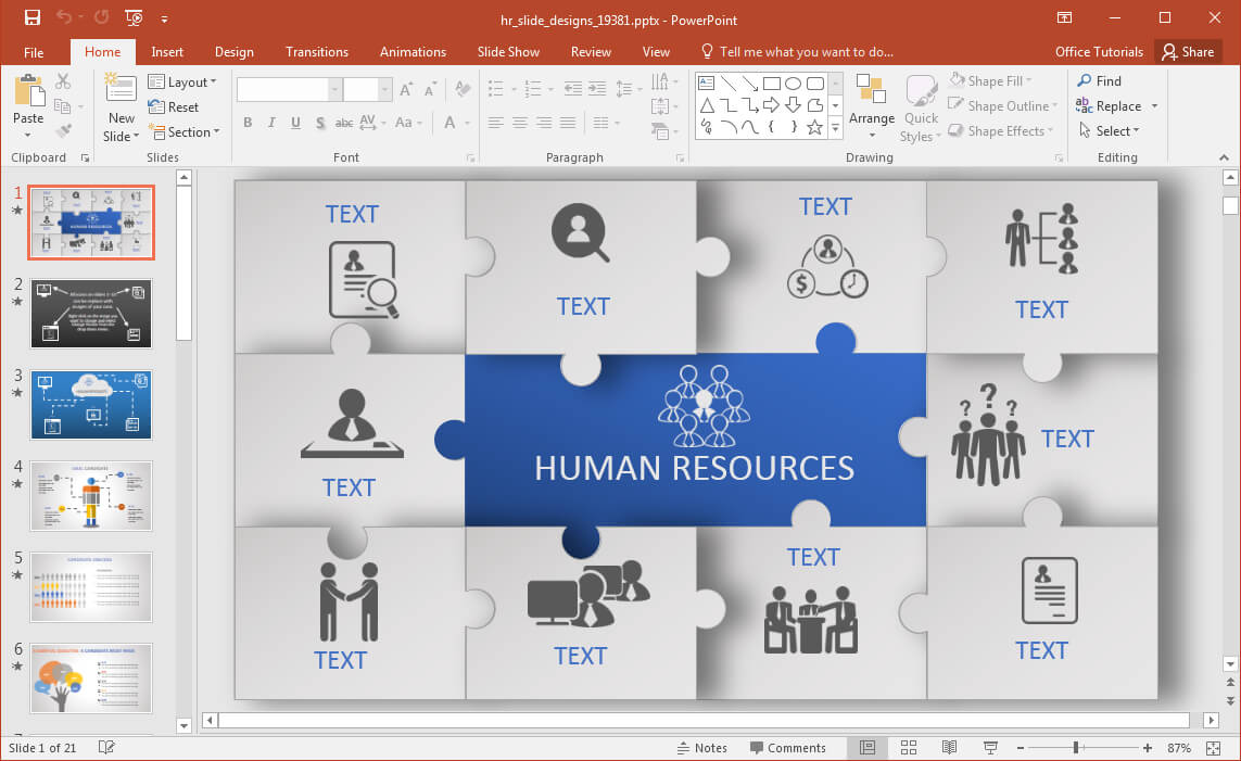 Animated Hr Powerpoint Template Intended For Powerpoint Replace Template