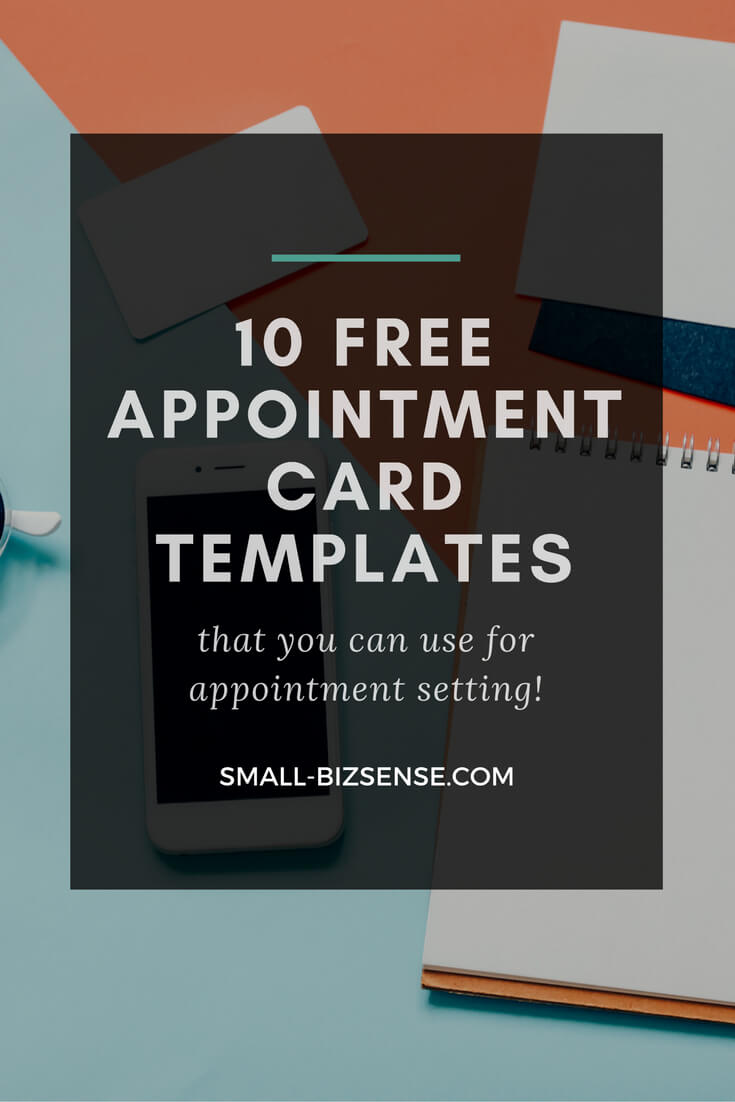 Appointment Card Template: 10 Free Resources For Small With Regard To Medical Appointment Card Template Free