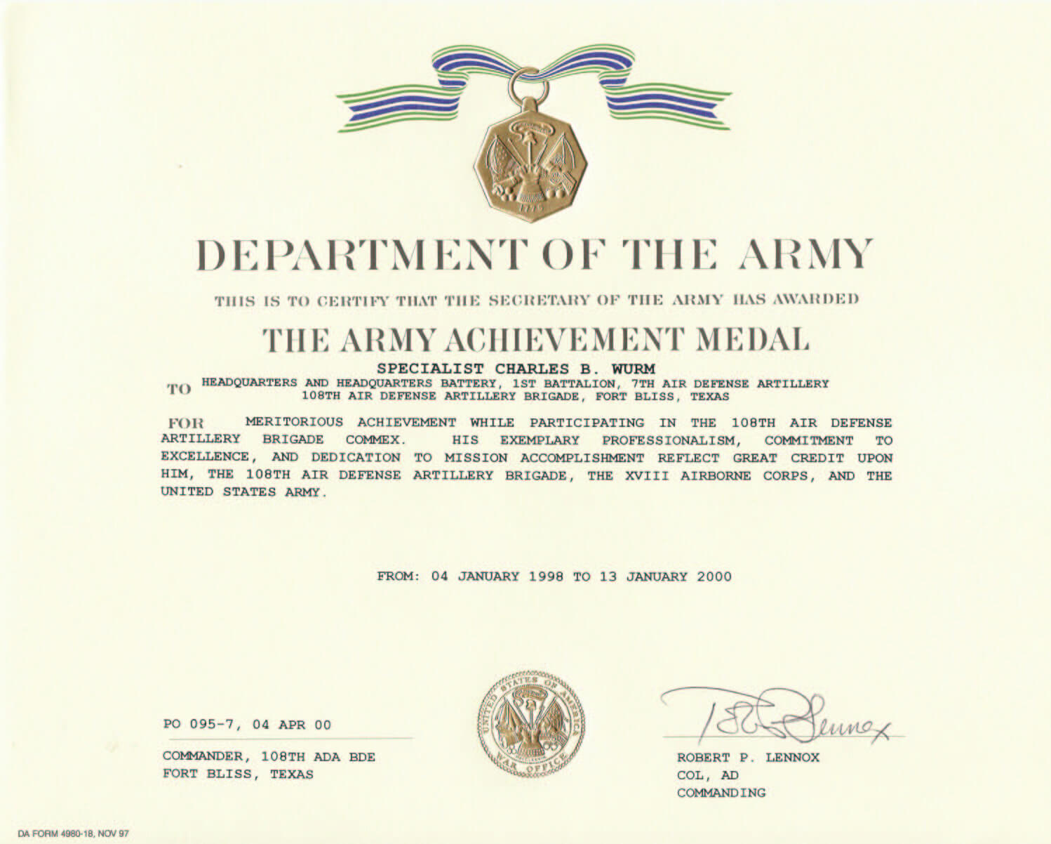 Army Achievement Medal Certificate Template ] – Army In Certificate Of Achievement Army Template