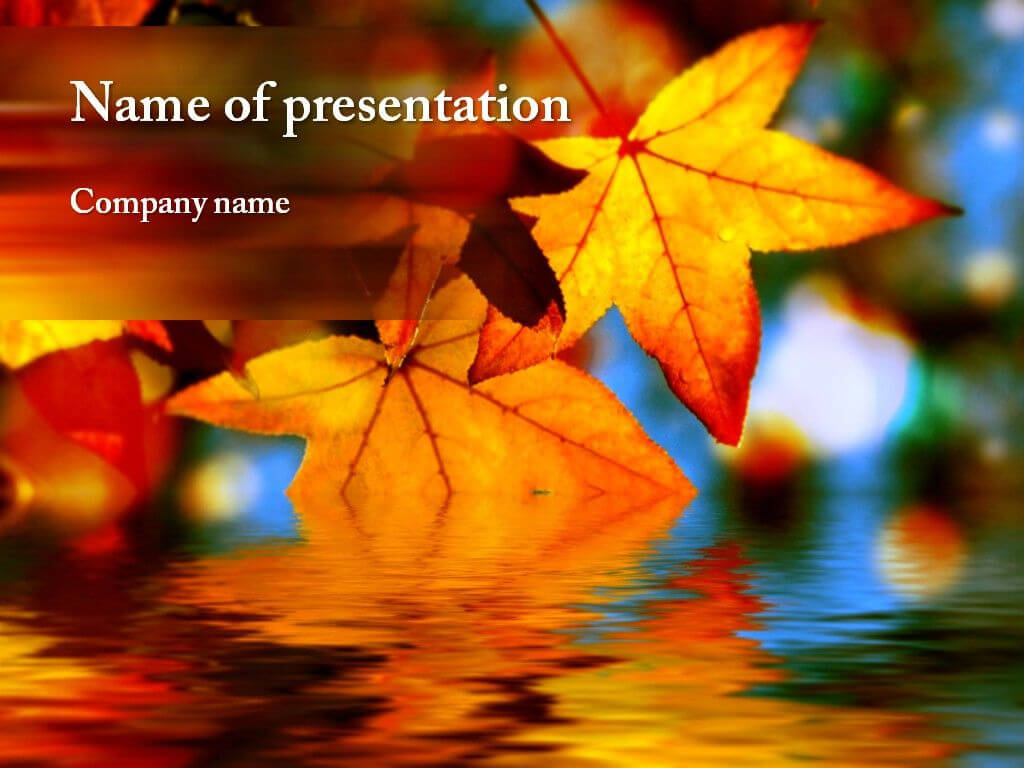 Autumn Powerpoint Template | Powerpoint Presentation With Regard To Free Fall Powerpoint Templates