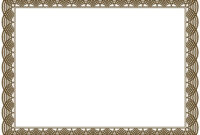 Award Certificate Border Pdf Template In Certificate Border for Award Certificate Border Template