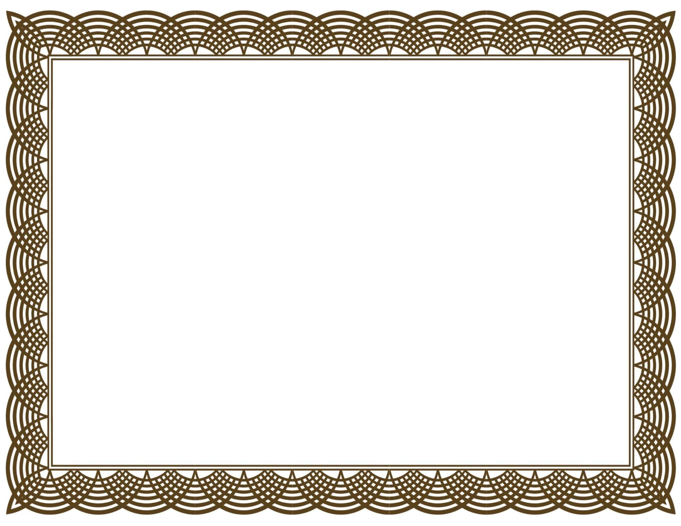 Award Certificate Border Pdf Template In Certificate Border For Award Certificate Border Template