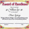 Award Certificates | Award Of Excellence Certificate Award Within Award Of Excellence Certificate Template