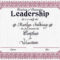 Award Certificates | Leadership Award Certificates | Award In Leadership Award Certificate Template