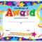 Award Certificates | Printable Award Certificate Templates For Star Award Certificate Template