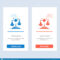 Balance, Law, Justice, Finance Blue And Red Download And Buy With Decision Card Template