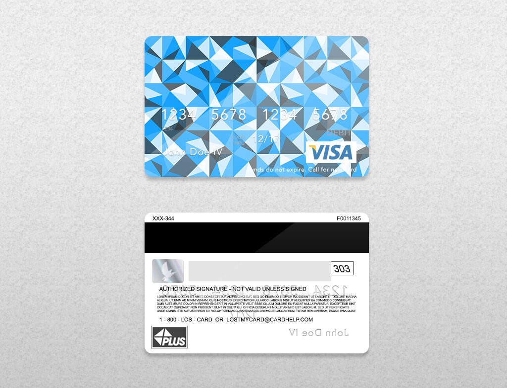 Bank Card Psd Template On Behance For Credit Card Templates For Sale