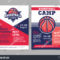 Basketball Camp Posters Flyer Basketball Ball Within Basketball Camp Brochure Template