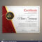 Beautiful Certificate Template Design With Best Award Symbol Regarding Beautiful Certificate Templates