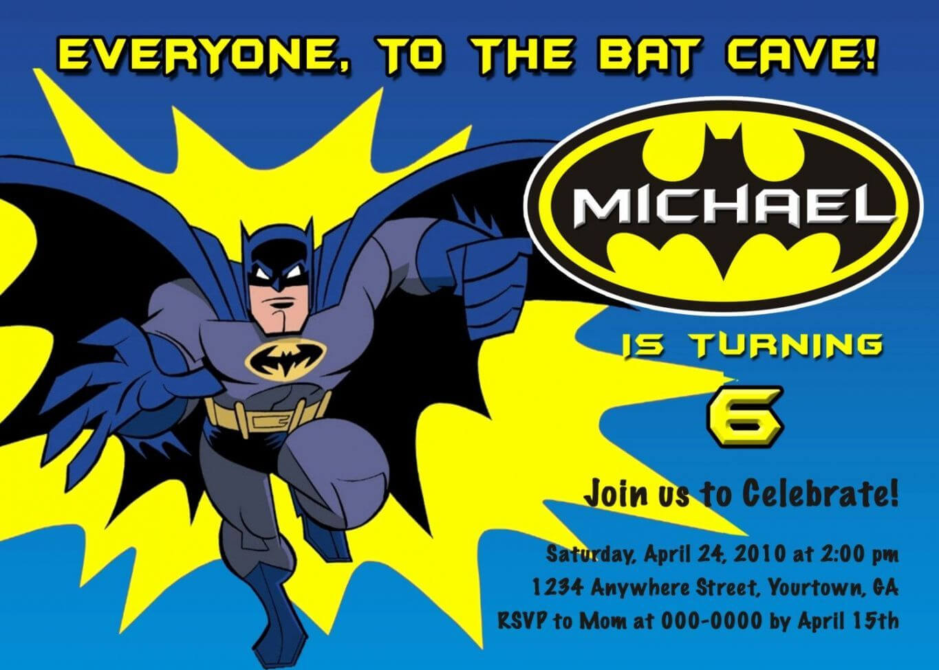 Best 2018! New Of Free Printable Batman Birthday Cards New In Batman Birthday Card Template