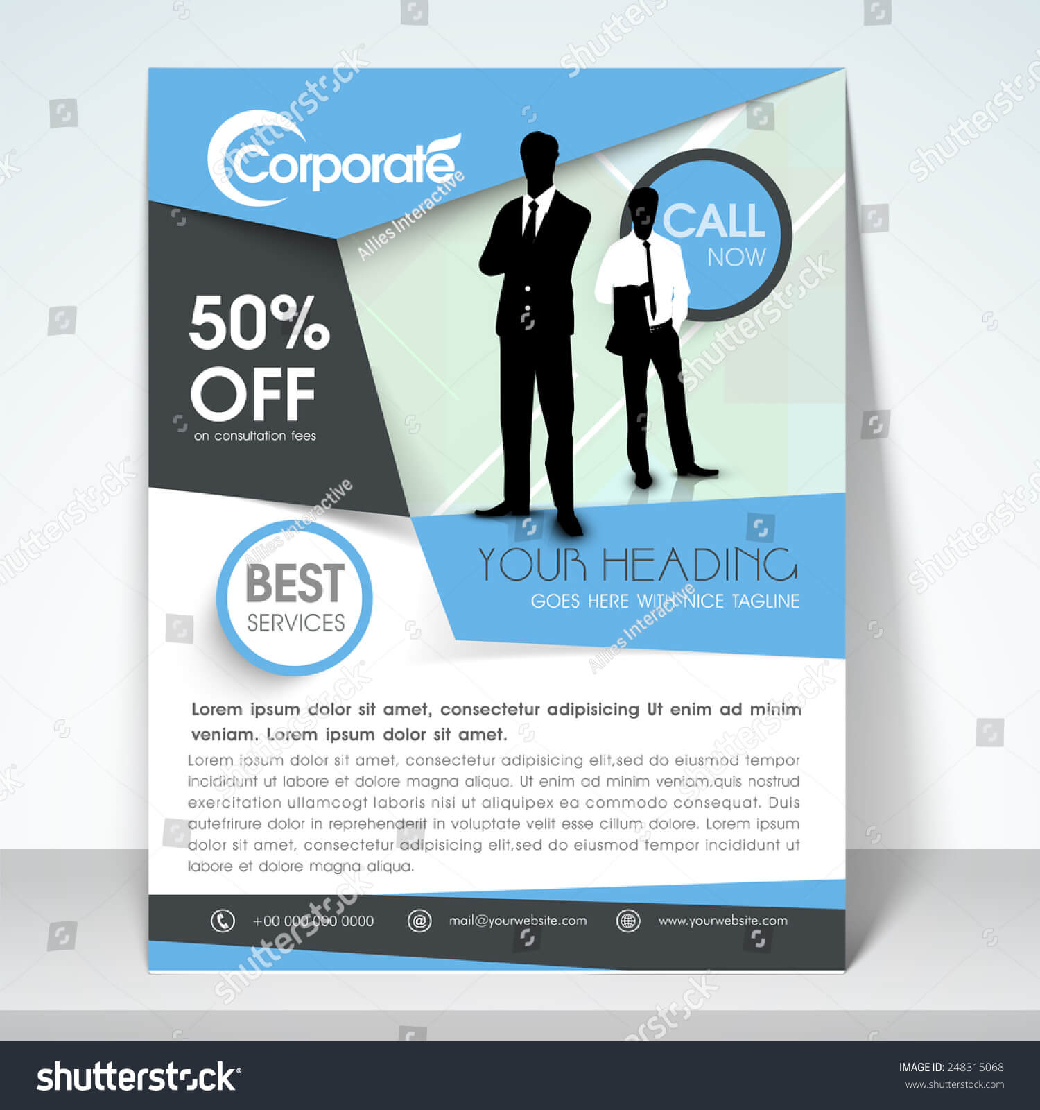 Best One Page Brochure Designs – Gisa With One Page Brochure Template