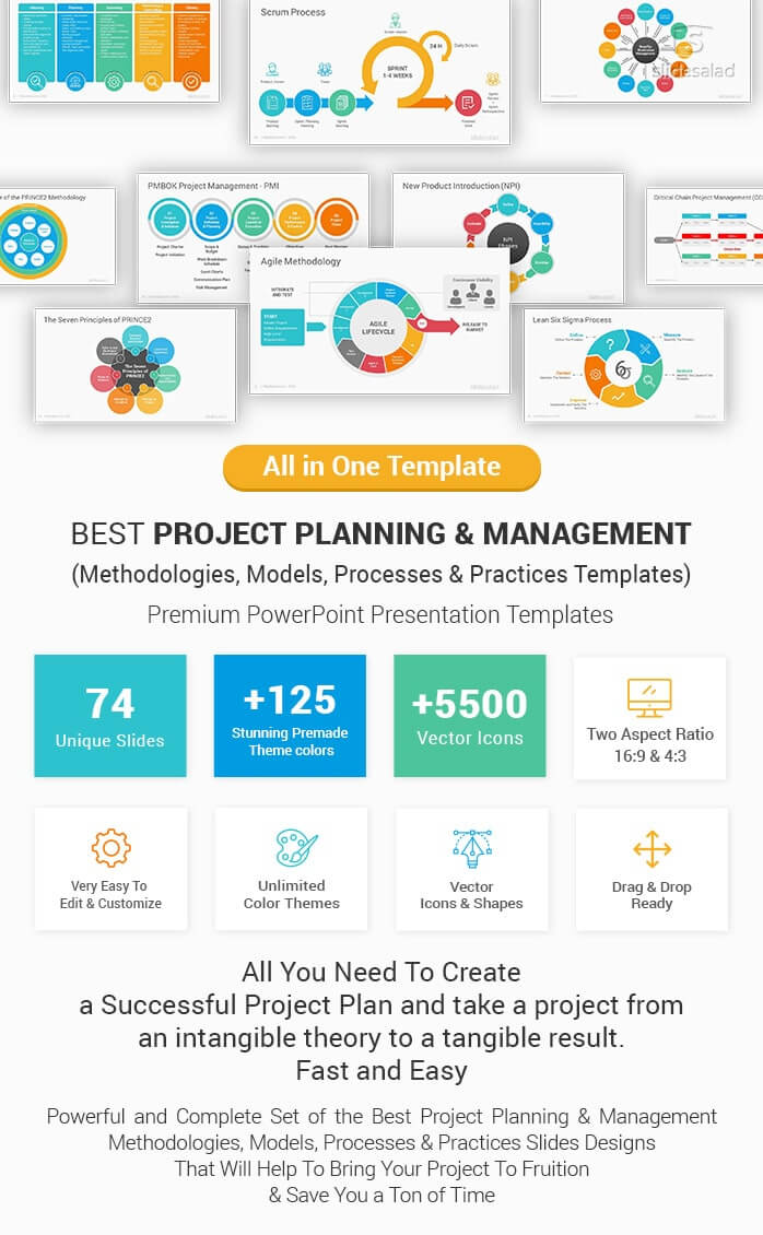 Best Project Planning And Management Models And Practices Within Project Schedule Template Powerpoint