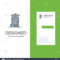 Bin, Recycling, Energy, Recycil Bin Grey Logo Design And Pertaining To Bin Card Template