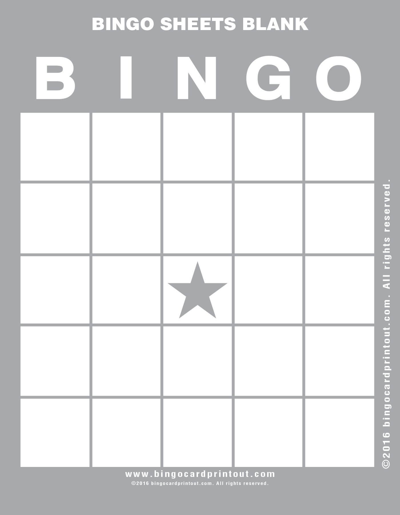 Bingo Sheets Blank 9 | Bingo Sheets, Bingo Cards, Bingo For Blank Bingo Card Template Microsoft Word