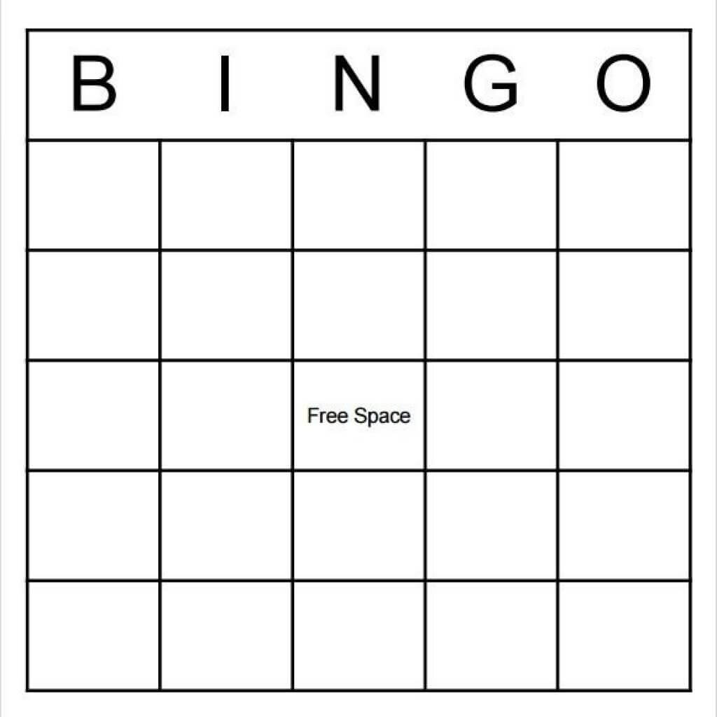 Bingo Word Template – Yatay.horizonconsulting.co With Bingo Card Template Word