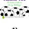 Birthday Party Thank You Cards, Purple Soccer Invitation For Soccer Thank You Card Template