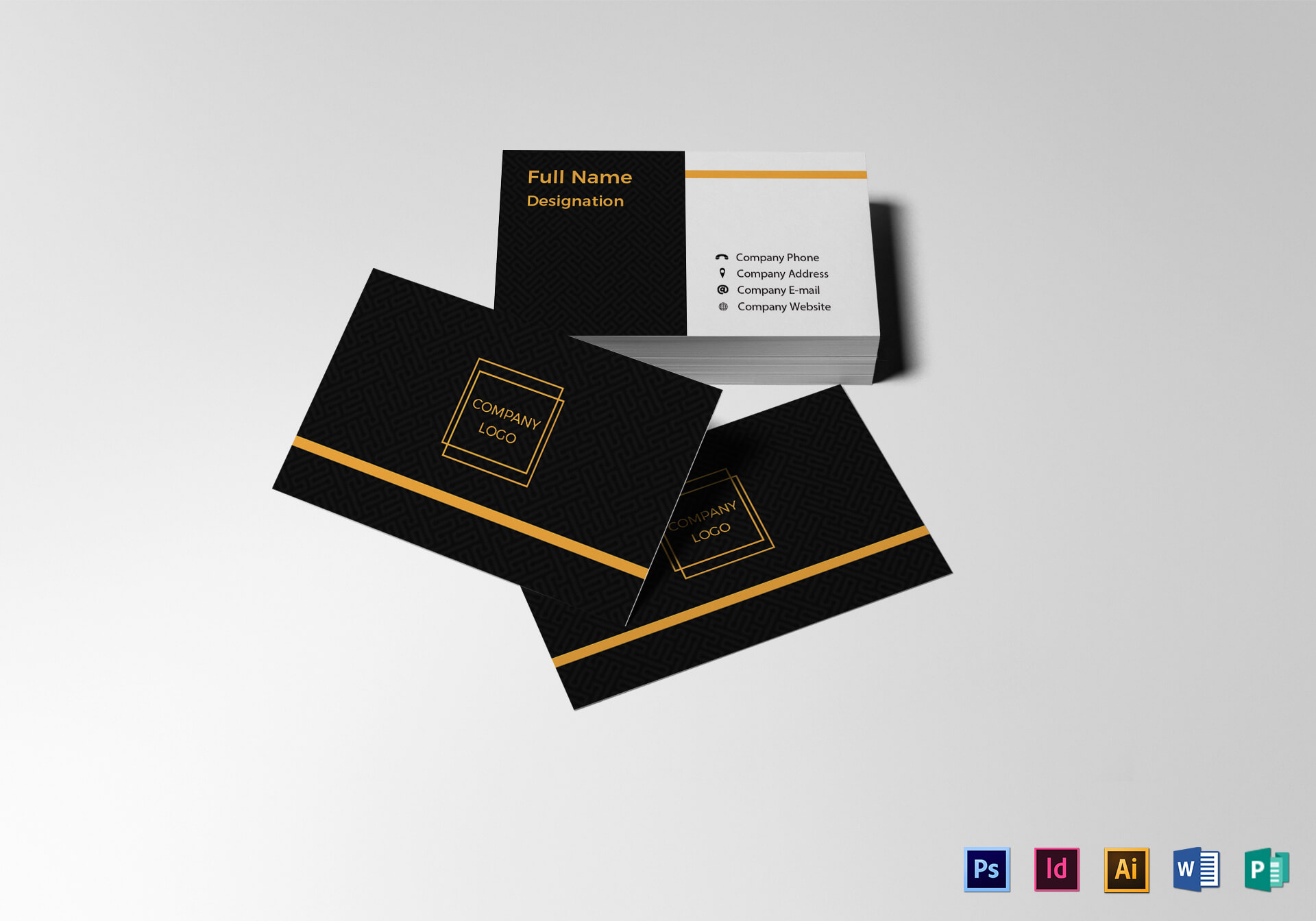 Blank Business Card Template Inside Plain Business Card Template