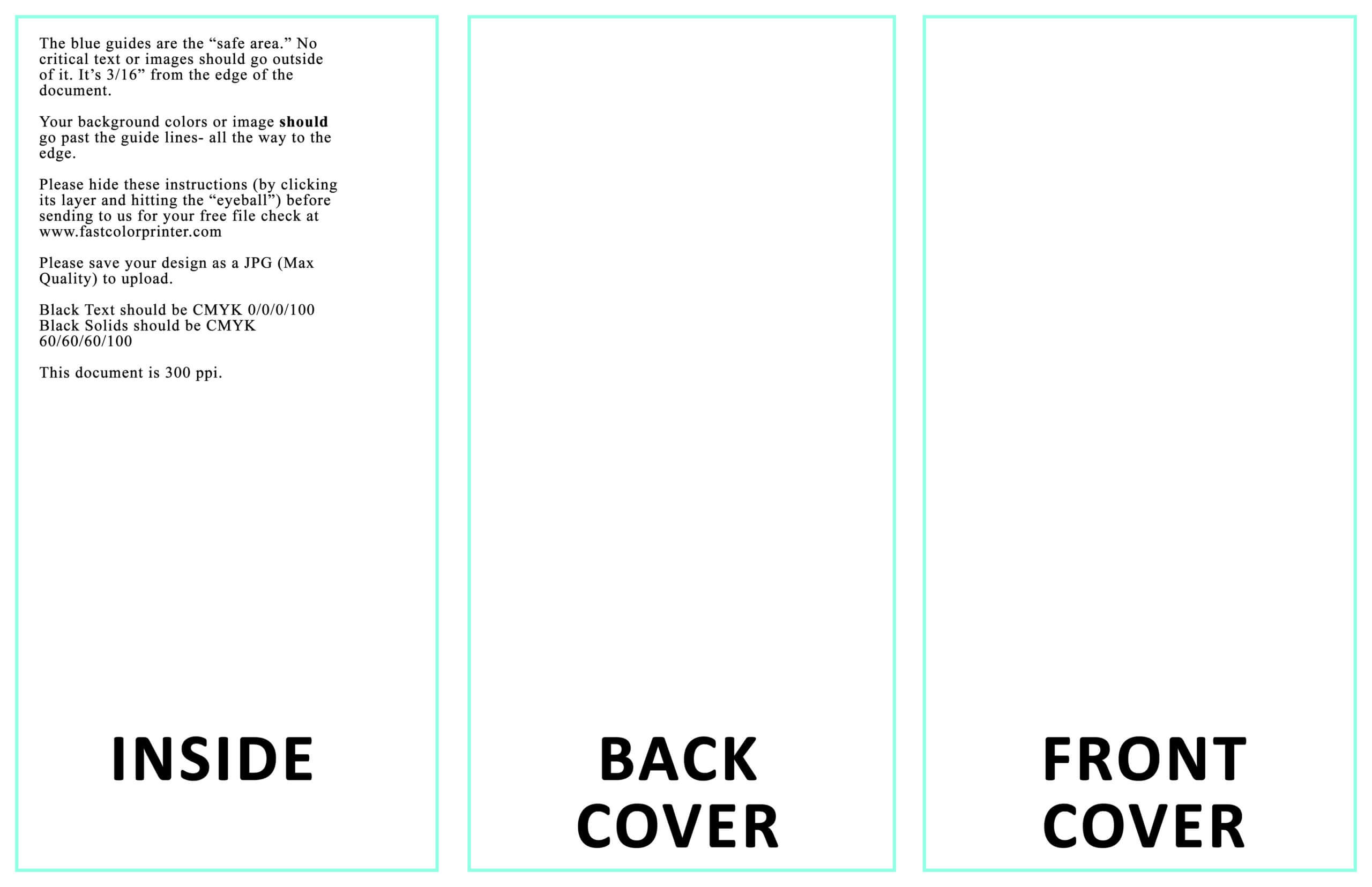 Blank Design Templates Pertaining To 8.5 X11 Brochure Template