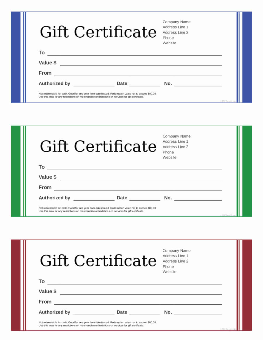 Blank Gift Certificate Form – Topa.mastersathletics.co Inside Fillable Gift Certificate Template Free