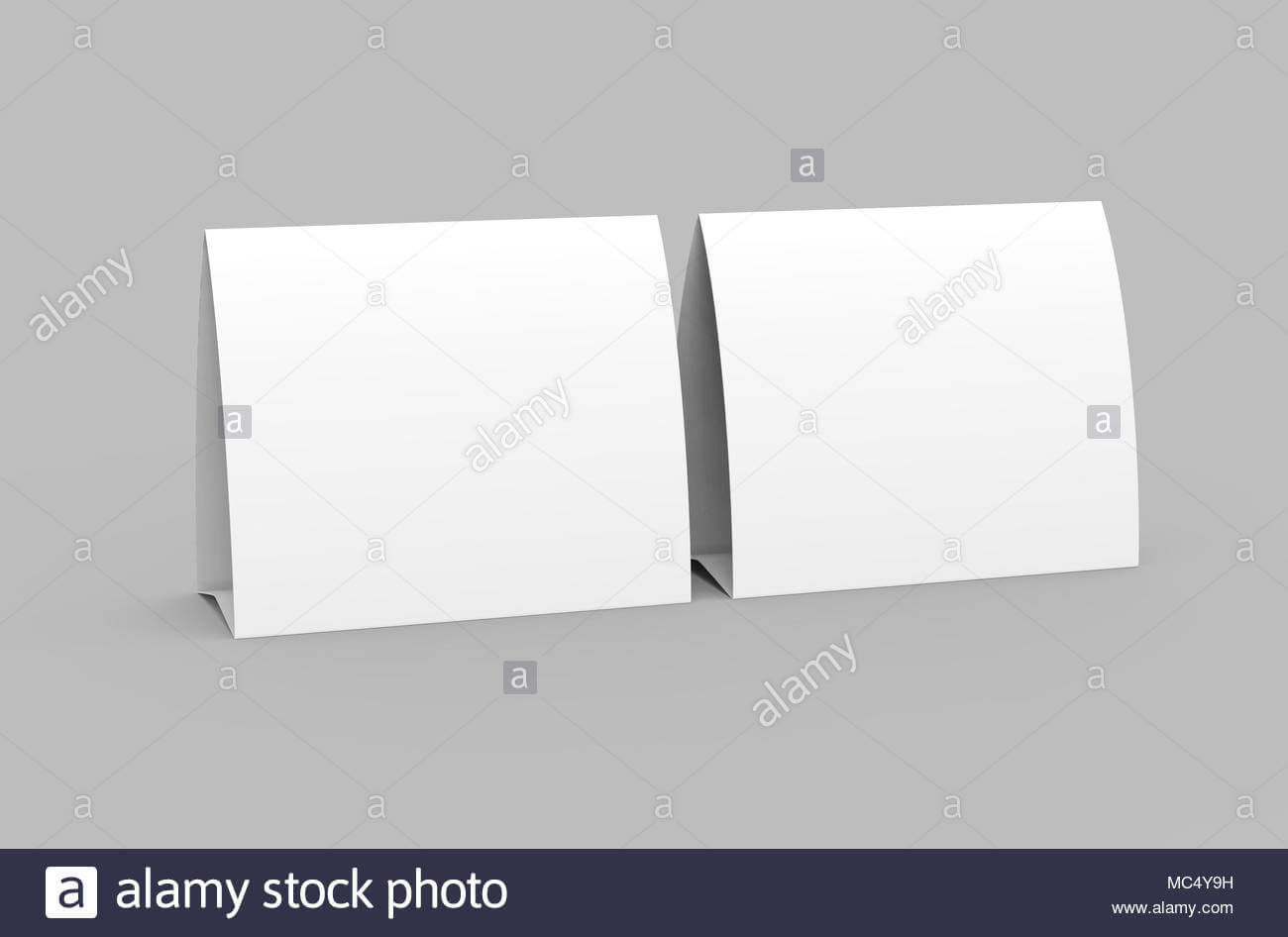 Blank Paper Tent Template, White Tent Cards Set With Empty Throughout Blank Tent Card Template
