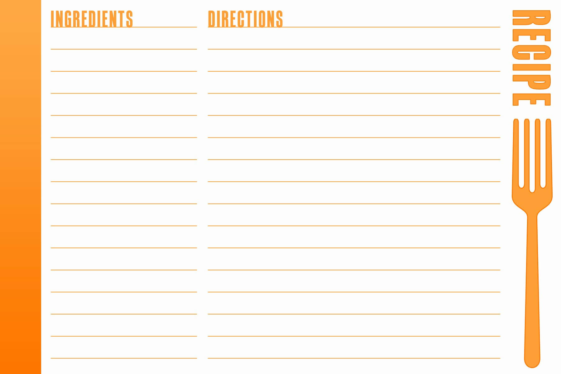 Blank Recipe Template – Neyar.kristinejaynephotography With Microsoft Word Recipe Card Template