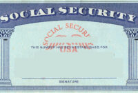 Blank Social Security Card Template | Social Security Card regarding Editable Social Security Card Template