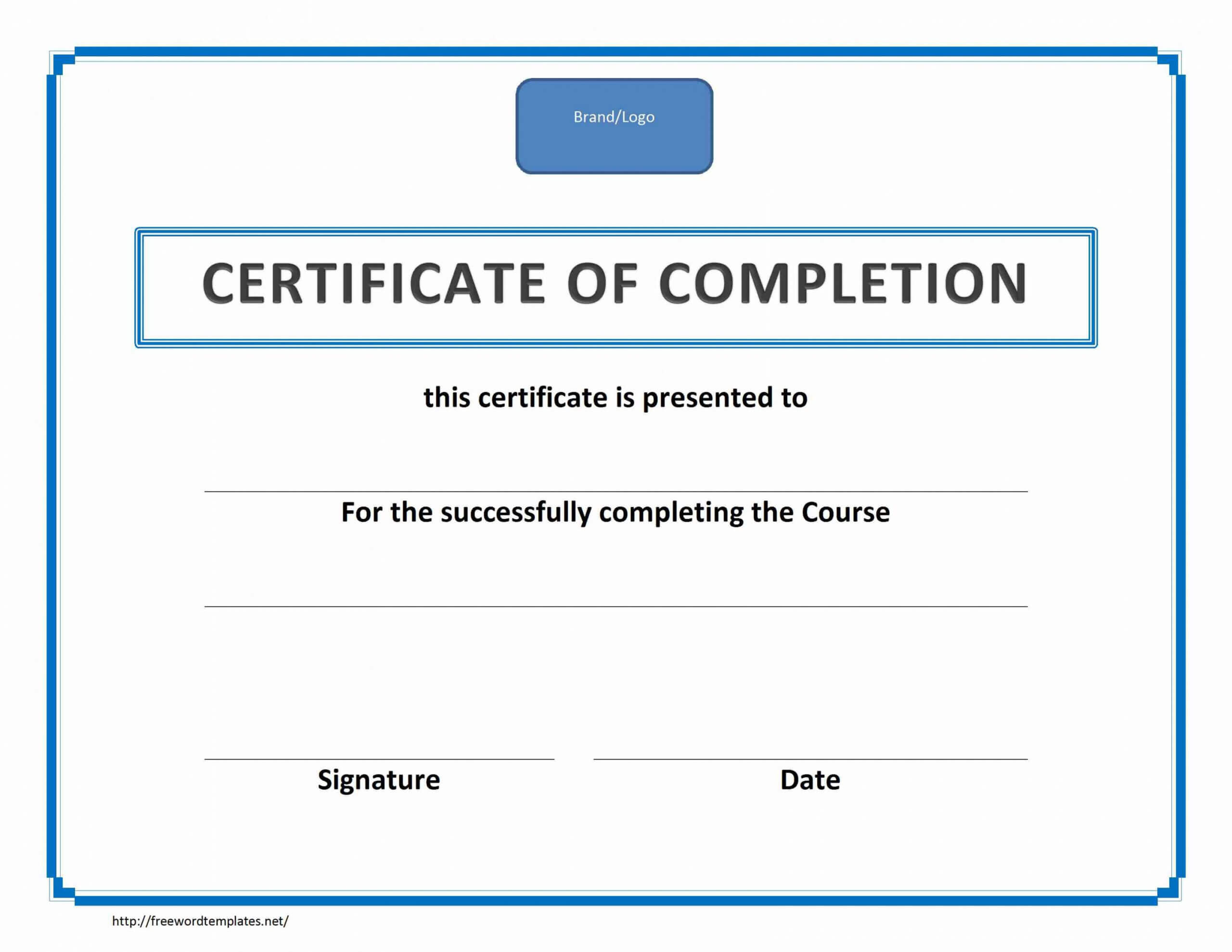 Blank Training Certificates Koranstickenco Fall Protection In Fall Protection Certification Template