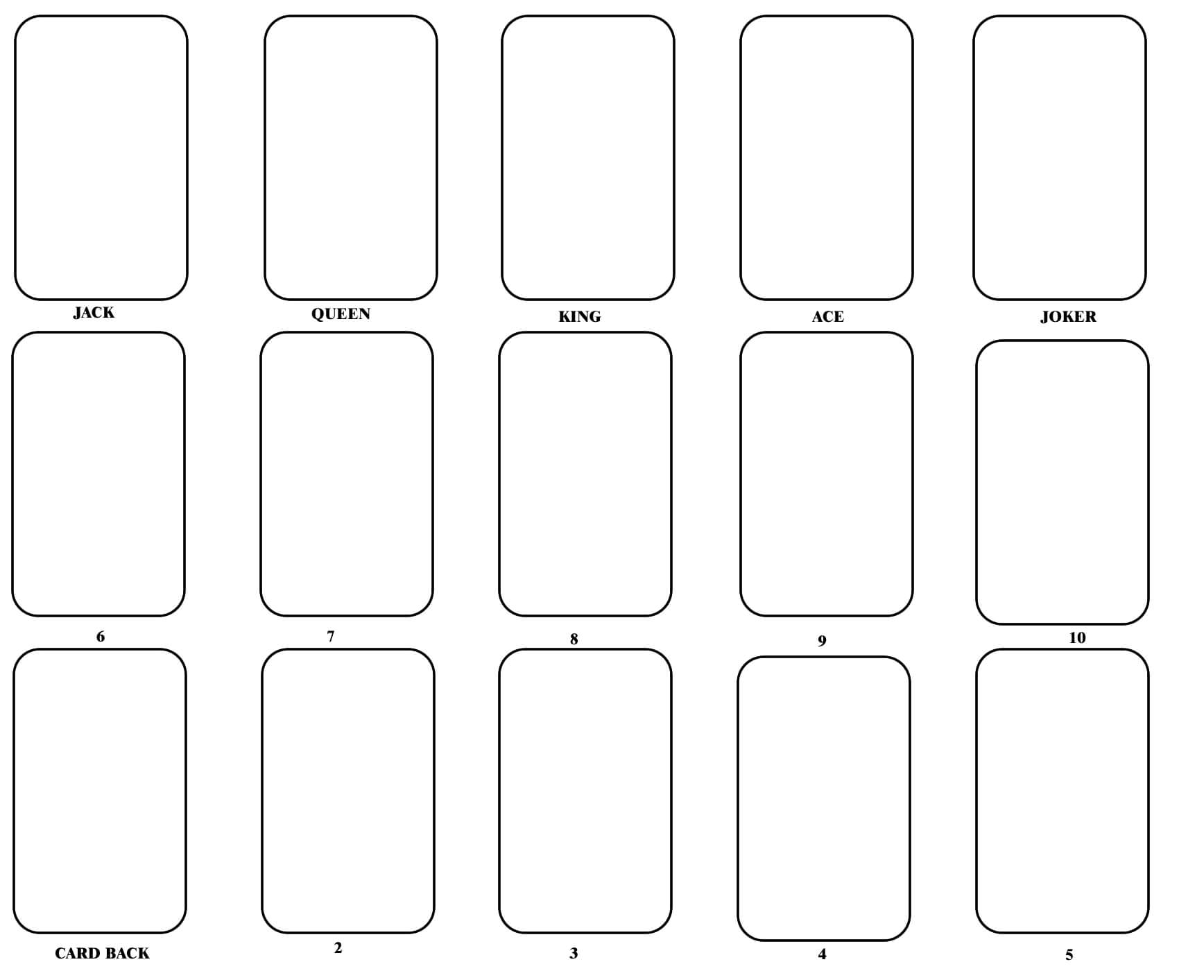 Blank+Playing+Card+Template | Blank Playing Cards, Card Intended For Custom Playing Card Template