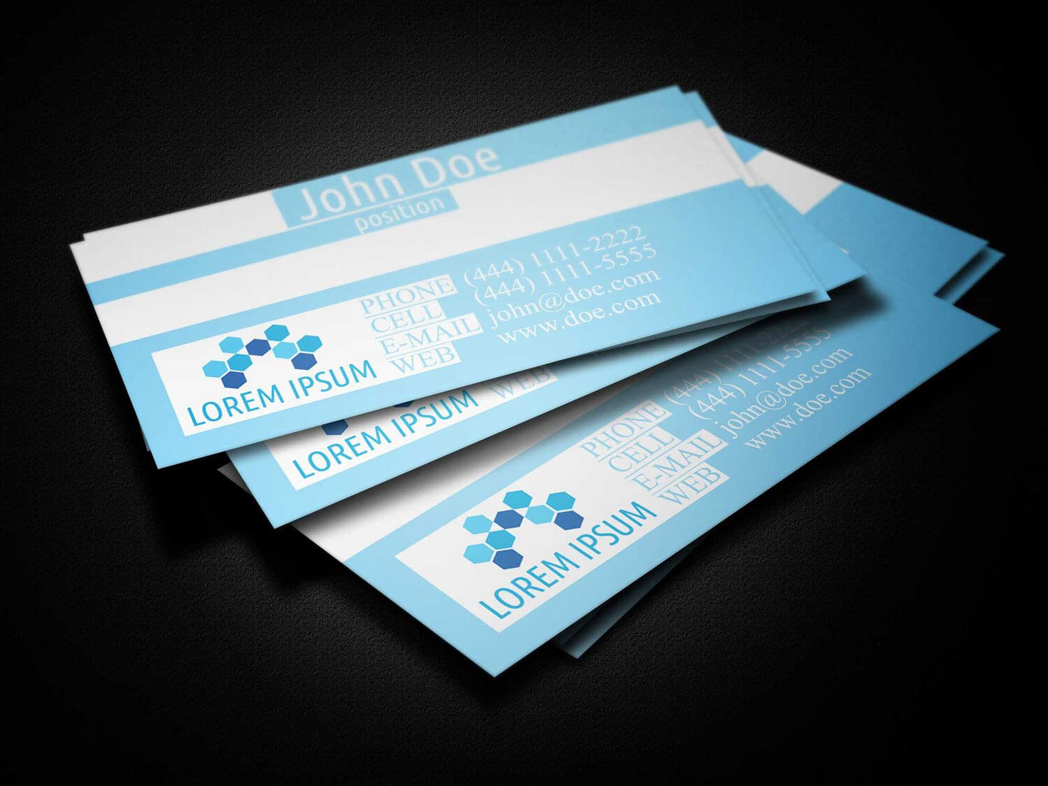 Blue Medical Business Card Template - Business Cards Lab Regarding Medical Business Cards Templates Free