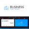 Book, Idea, Novel, Story Blue Business Logo And Business Regarding Dominion Card Template