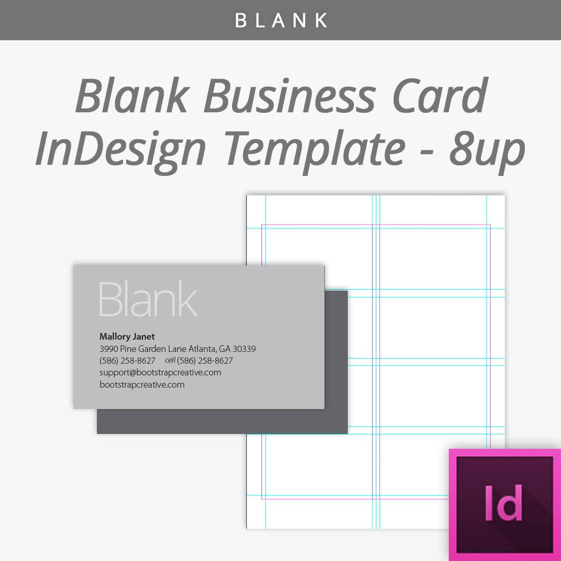 Bootstrap Creative | Blank Business Cards, Free Business For Indesign Birthday Card Template