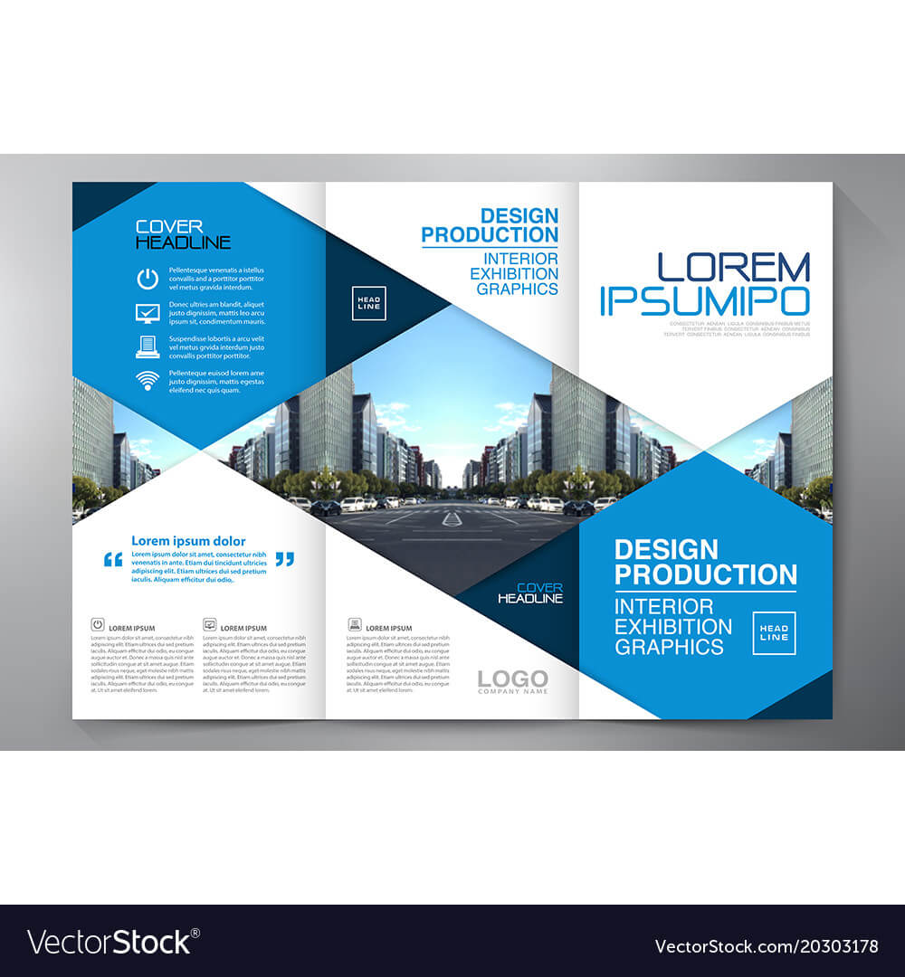 Brochure 3 Fold Flyer Design A4 Template Regarding 3 Fold Brochure Template Free