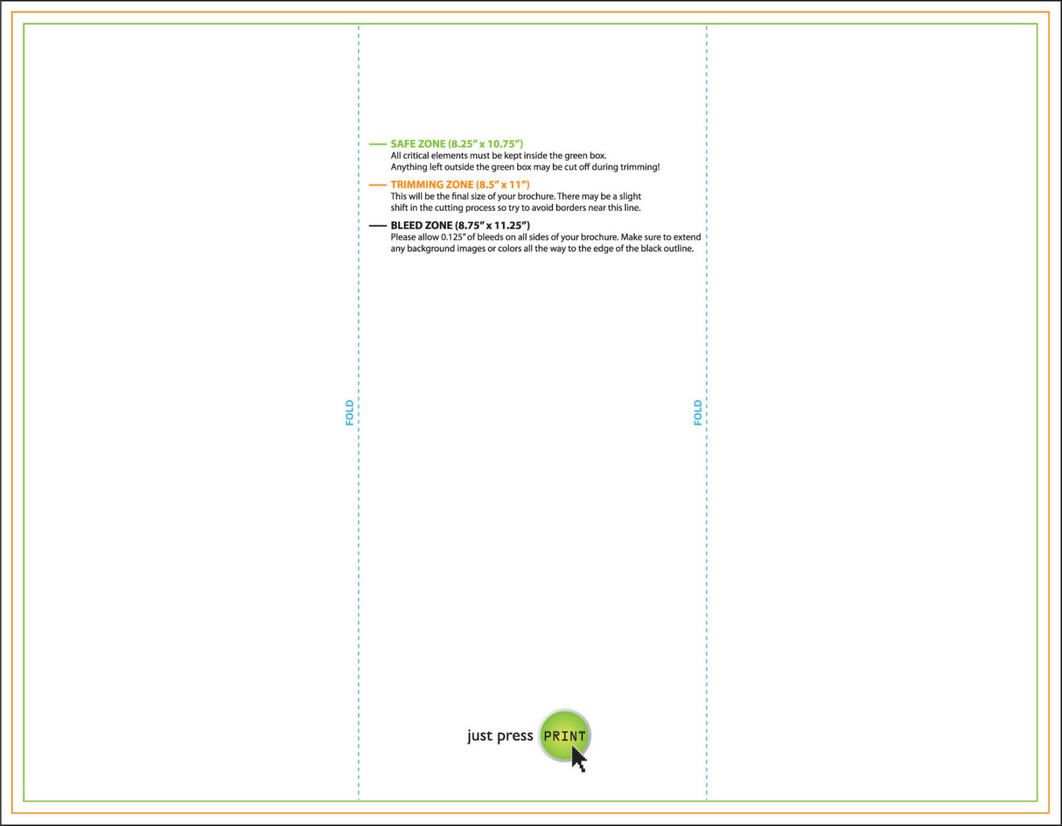 8.5 X11 Brochure Template