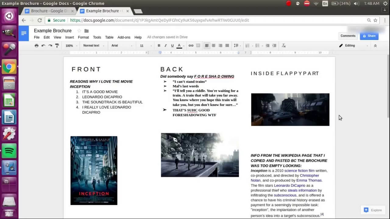 Brochure Templates Google Docs Free Pertaining To Google Drive Brochure Templates